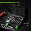 TecoTek 11Pcs 3/8" Drive Spark Plug Socket Set with Click