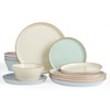 Famiware Saturn Dinnerware Sets, Plates and Bowls Sets for 4,