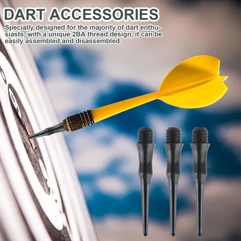 Ezydka Plastic Dart Tips, Pack of 200, Soft Dart Tips,