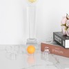 BTSKY 15Pcs 30mm Transparent Sphere Round Stands Baseball Holders -