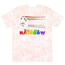 inktastic Taste The Rainbow Unicorn Adult T-Shirt Large Tie Dye Pink - Gus Fink Studios 2b4f3
