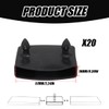 Pack of 20 Bed Slatted Frame Caps, 55 mm Brackets