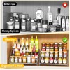 RCHYFEED 4 Tier Spice Rack Organizer, Spice Organization for Cabinet,Pantry,