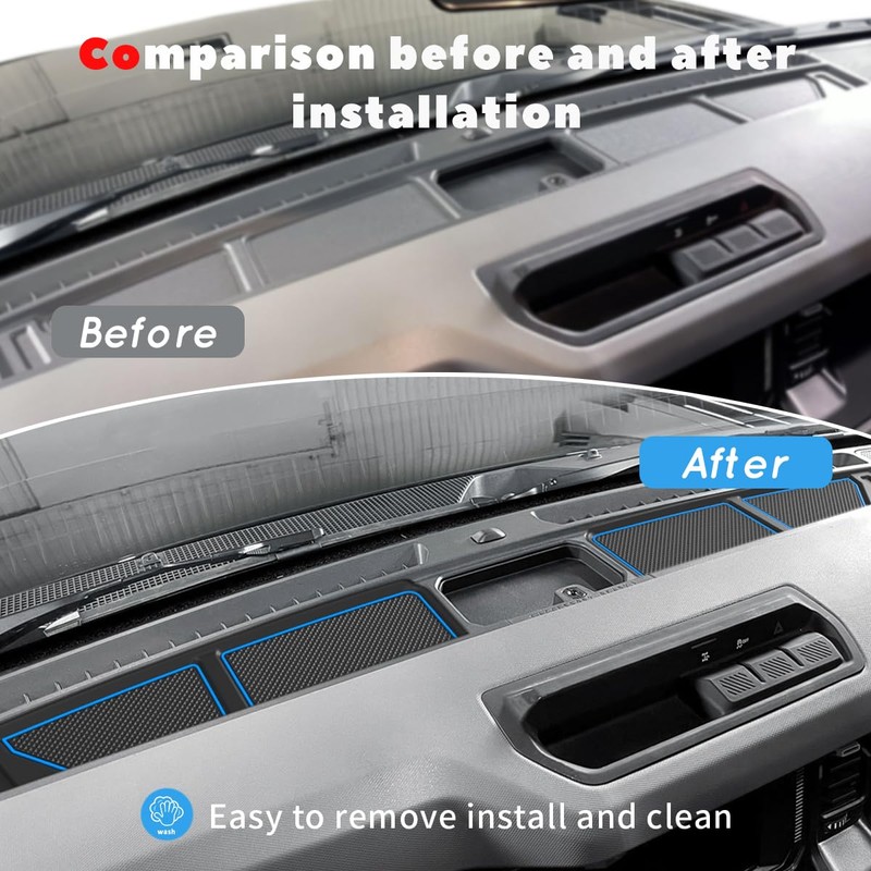 auovo Dash Cover Tray Fit for Ford Bronco Accessories 2026
