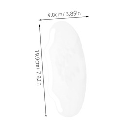 Minkissy 50pcs Hair Cutting Eye Shields Masks Soft and Comfortable Hair Salon Eye Visor for Haircuts