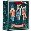Design By Violet Merry Christmas Nutcracker Gift Bag with Red