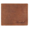 Benthill Men's Genuine Leather Wallet with RFID Protection, Brown -