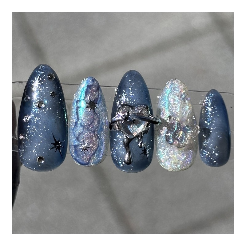 (Guaranteed actual product) Eunha Handmade Nail Tips - Short Oval