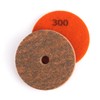 4 Inch Sponge Fiber Polishing Pads 300 Grit Buffing Wheels
