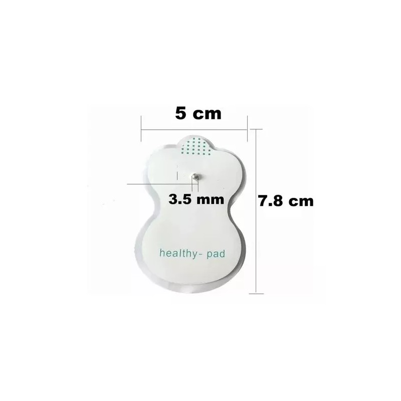 Smart Choice 10 Electrodos Parches Repuesto Electroestimulador Tens Ems