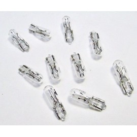 Lumiglow Box 10 Clear Wedge 74 Instrument Panel Climate Control Lights Bulbs For Imports