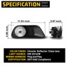 AUTOFREE Fog Lights for Dodge Grand Caravan 2011-2020 with Bulbs