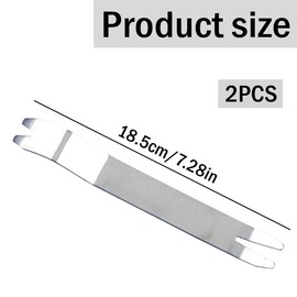 GroveEss 2PCS Stainless Steel Paver Tools,Paver Removal Tool,Silver Paver Extractor Tool Accessories for Garden Lawn Yard Patio Replacing Paver Blocks Car Radio Trim Removing