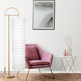 minkissy Paper Lamp Shade Tall Tree Floor Lamp Shade Rustic Lamp Cover Chandelier Lamp Shade for Chandeliers Lights Table Floor Wall Lamps Ceiling Lamp Replacement