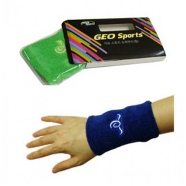 GEO Sports Wrist Support Band - Medium White 6ea
