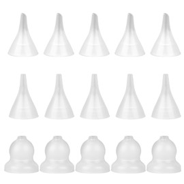 15pcs Nasal Aspirator Replacement Tips, Nose Sucker Silicone Replacement Part for Baby & Toddlers Compatible with GROWNSY Watolt LittleTora HEYVALUE Cocobela HailiCare KIDIRA TEQIN X-Bosak