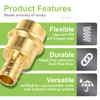 ORIANSE 10 Pack 3/4 Inch Press x 3/4" PEX Adapter