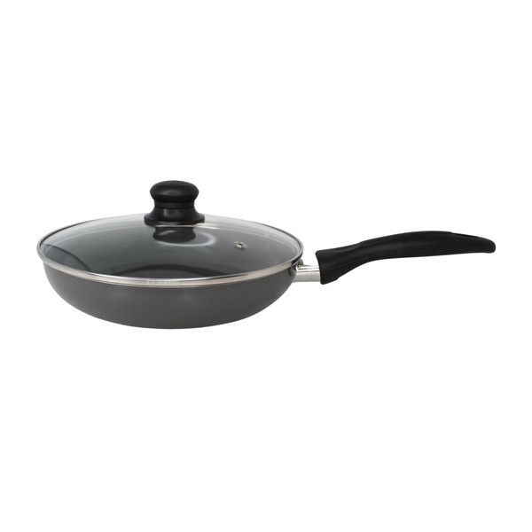 IMUSA 9.5-Inch Ceramic Nonstick Sauté Pan with Lid – Deep