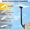 Beciety Starlink Gen 3 Mount, Adjustable Heavy Duty Wall/Roof/Pole Mounting