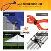 Xpose Safety Bungee Ball Cords 9" 100 Pack Heavy Duty