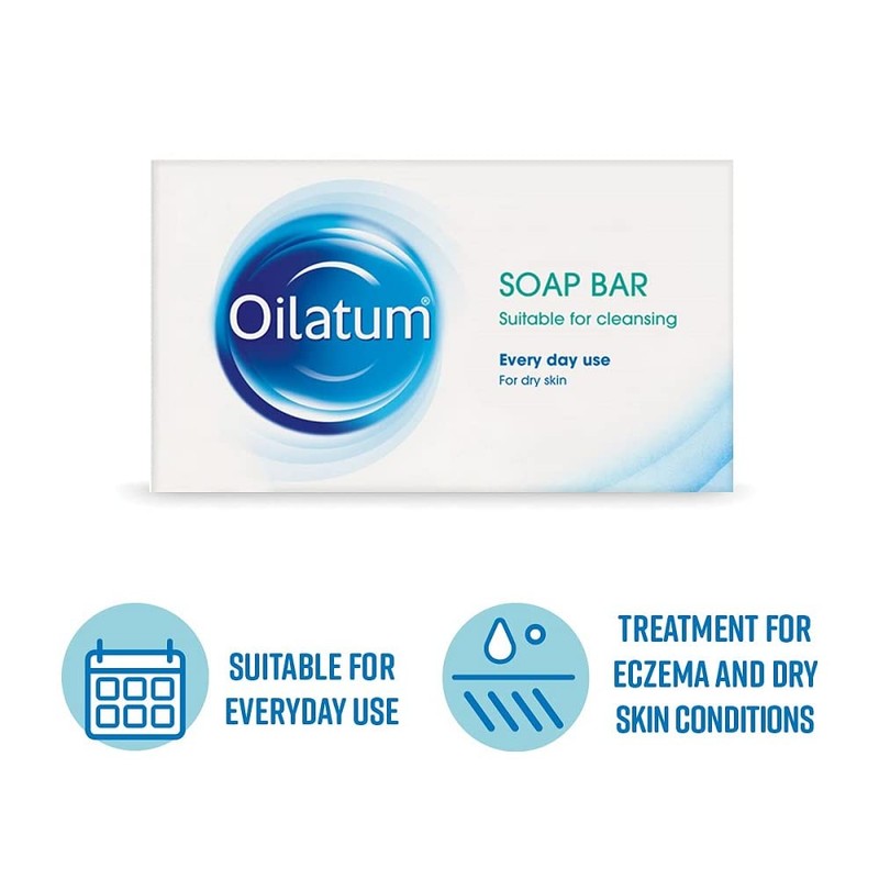 Oilatum Soap Bar Emollient Cleanser for Dry, Sensitive and Eczema
