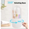 OOXYG Large Capacity Toothbrushes and Toothpaste Holders with Removable Lid,