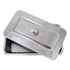 Prolar Charola Con Tapa Instrumental Medico Acero Inoxidable Grande