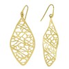 10:10 Origami earrings made of 925° silver plated in 18