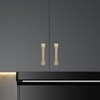 POVEFONK 10 Pack 5 inch(128mm) Champagne Bronze Kitchen Cabinet Handles