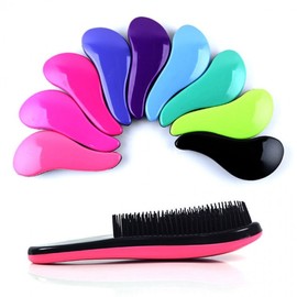 Portable Factory Direct Massage Detangling Anti-Static Hair Extension Comb 16 One Size/Silver 20ea