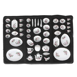 1:12 Dollhouse Tea Cup Set Simulation Decorative Miniature Ceramics Tea Cup Set for DIY Dollhouse 46 Type1