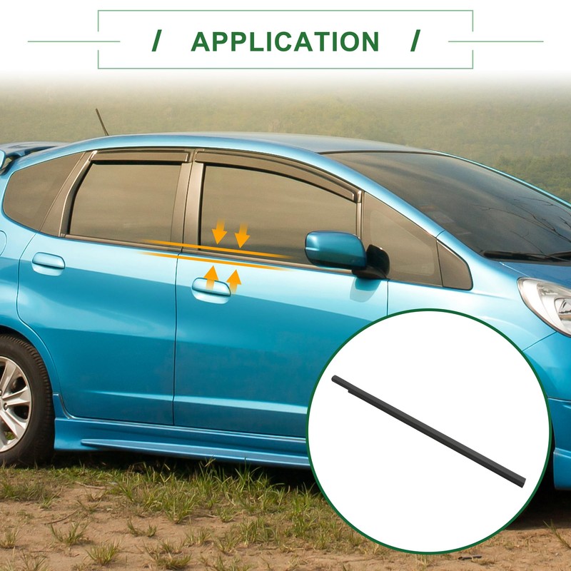 Motoforti Weatherstrip Window Seal, Window Trim Seal Belt, for Honda