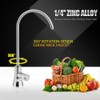 1/4'' Zinc Alloy Kitchen Faucet Tap Chrome Reverse Osmosis RO