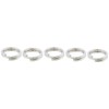 Himejiya Stainless Steel Double Ring Pack of 5 (Inner Diameter