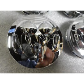 Mopar 4 pcs set DODGE RAM 1500 CHROME WHEEL CENTER CAPS  1LB72TRMAB