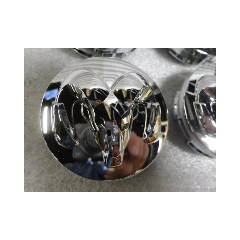 Mopar 4 pcs set DODGE RAM 1500 CHROME WHEEL CENTER