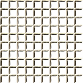 WESE Accesorio de Libro, 100 Piezas Protector de Esquina de Libro Cubierta de Borde de Libro 14x14x2,2 mm Vintage para Hacer Libros Cuadernos Álbumes de Fotos, menús