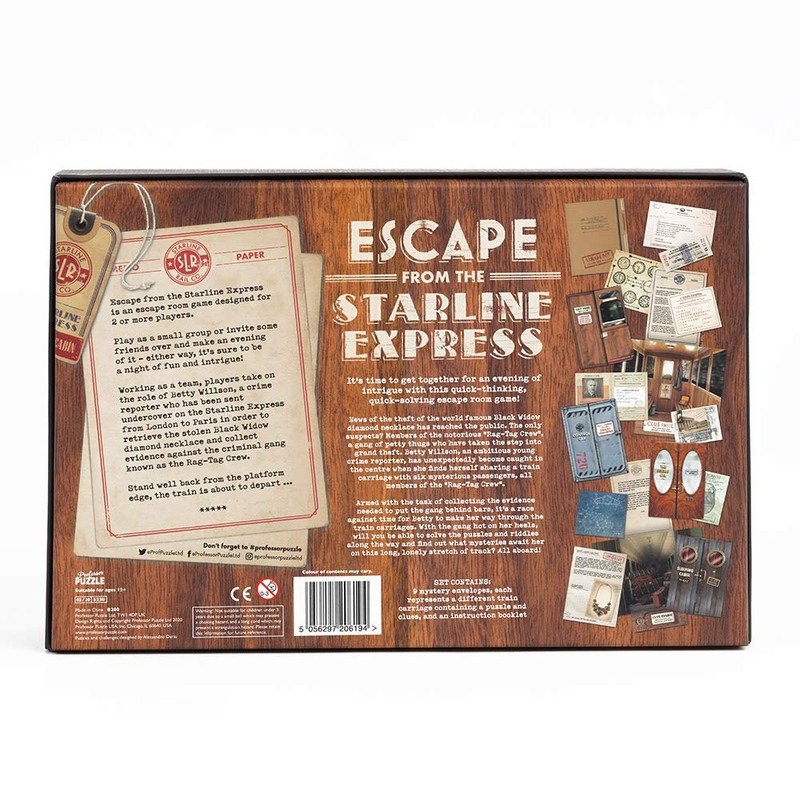 Escape from The Starline Express - Escape Room Game -