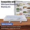 BOVZOR Compatible with Whirlpool W10515058 Refrigerator LED Light, Bright Interior