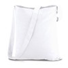 Westford Mill Unisex's WM107WHIT Wm107 Promo Sling Tote-White One Size