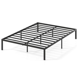 Giantex 12 Inch Full Metal Platform Bed Frame, Heavy Duty Mattress Foundation with Steel Slats Support, Under-Bed Storage Space, Noise Free, No Box Spring Needed, Easy Assembly, Black