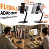 Urmust Dual Arm 15.6" Portable Monitor Stand with 360° Rotating