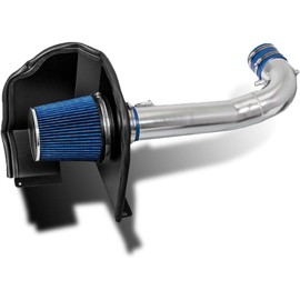 Click2go Heat Shield Cold Air Intake Kit with Reusable Blue Filter Compatible with 15-17 GMC Yukon/Yukon XL 5.3L V8 / Yukon Denali 6.2L / Yukon Denali XL 6.2L V8