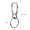 Hapeper Keychain Key Clips Metal Key Ring Key Chain Rings