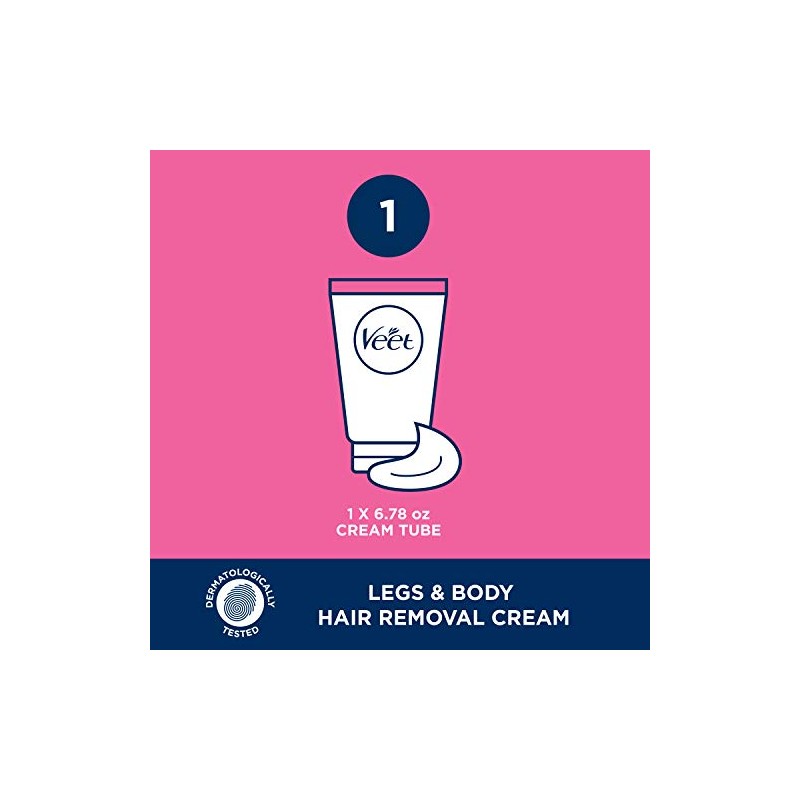 Veet Botanic Inspirations Hair Removal Cream for Legs & Body,