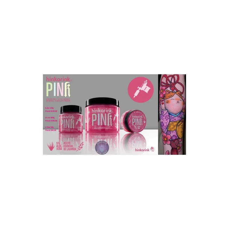 Bálsamo Profesional Para Tatuar Tattoo Pink Hinkarink 150g