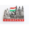 Budapest (Hungary) - 3D Metal Fridge Magnet for Kitchen Refrigerator