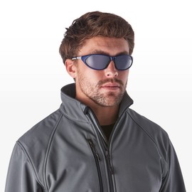 Riley Chrona Safety Glasses Modern Style Protective Eyewear (Grey Lens)