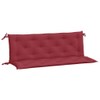 SKM Garden Bench Cushion Set of 2 Wine Red,Red (Weight