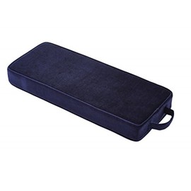 Religious Gifts Microfiber and High Density Foam Personal Prayer Kneeler Pad, Navy Blue, 18 3/4 Inch